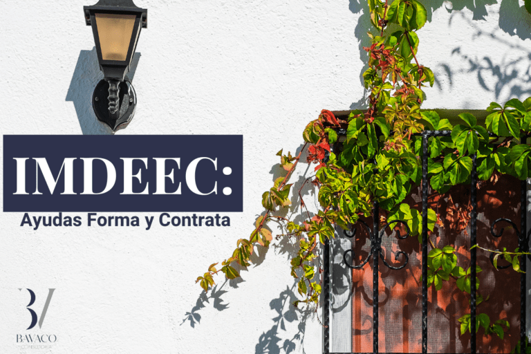 Todo lo que debes saber sobre las ayudas Forma y Contrata IMDEEC